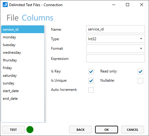Example 3 CSV Calendar 2