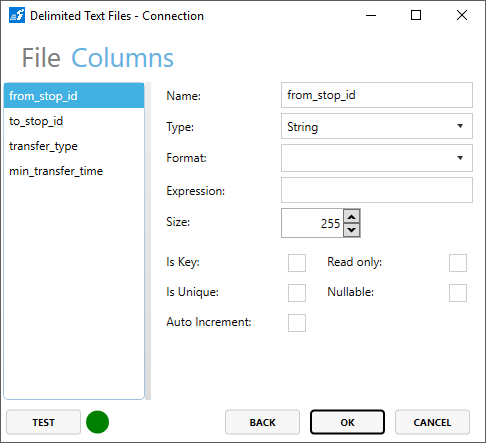 Example 3 CSV Transfer 2